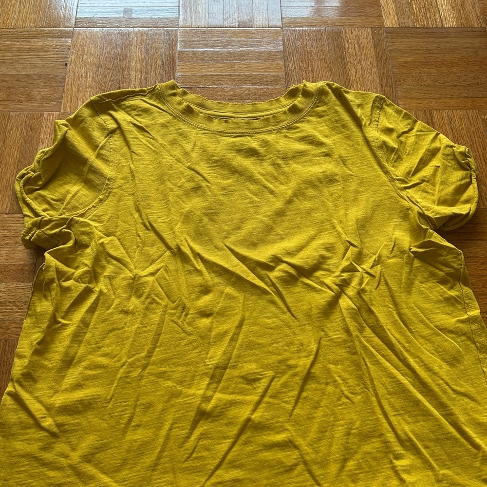 Anthropologie Vibrant Yellow Top